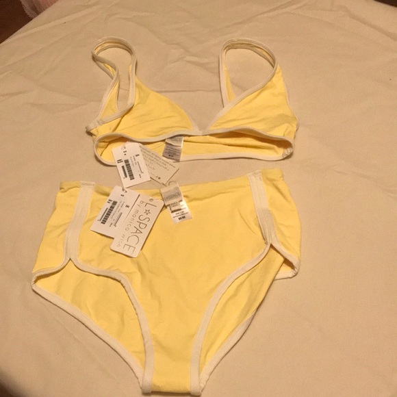 l*space Other - L Space bikini, top size S, bottom M, high waist